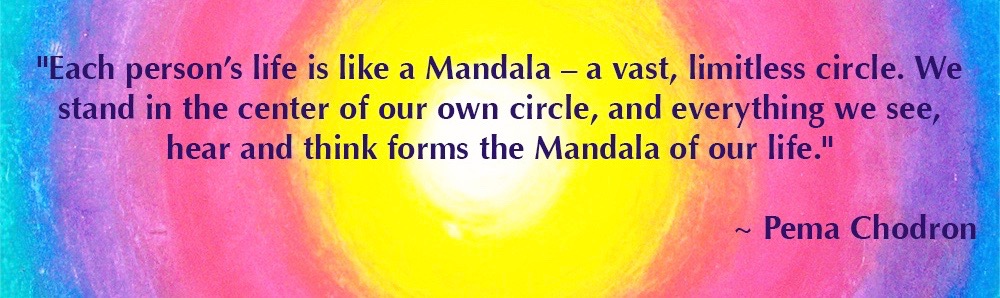 One Mandala with Quote by Pema Chodron